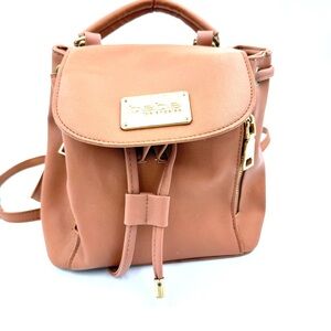 BEBE Phyllis Mauve Vegan Leather Mini Backpack